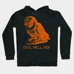 Owl Hell No! Hoodie